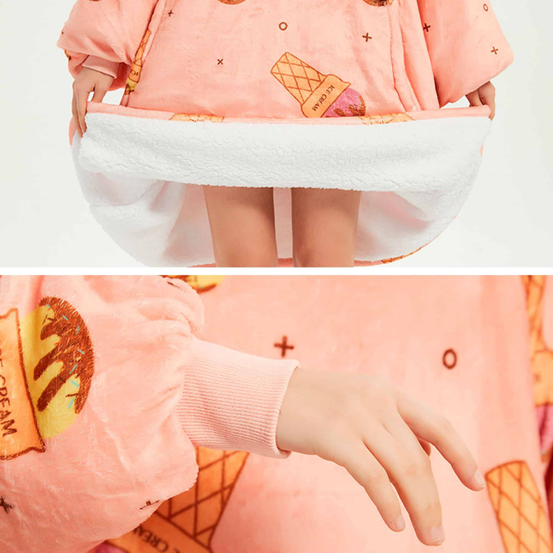 Blanket hoodie + Gift Box