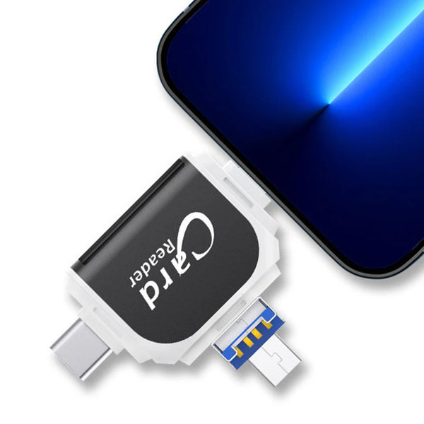 4 in 1 Memory Card Reader + memory card