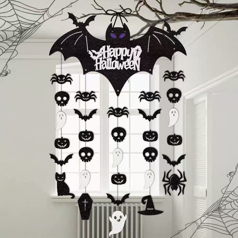Happy Halloween Bat Banner 🦇