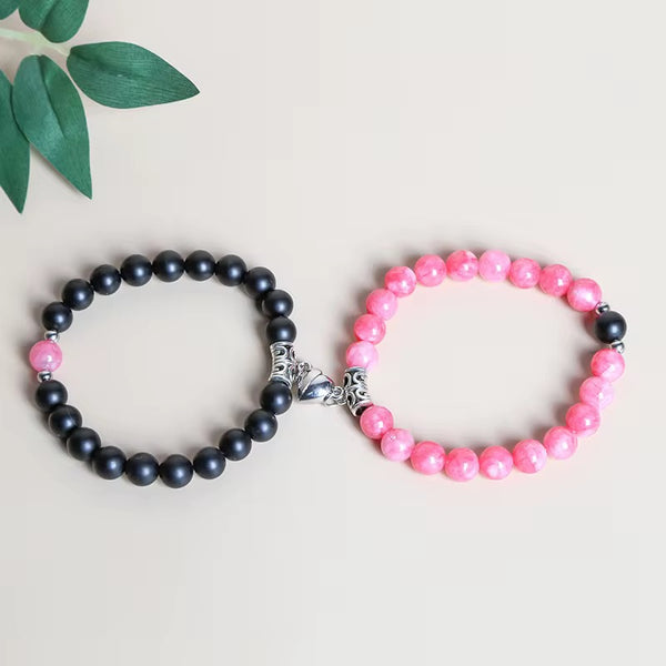 Magnetic Couples Bracelet with Hard Box