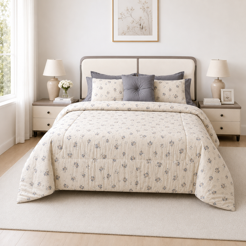 Bloom 7-Piece Comforter Set King/Double