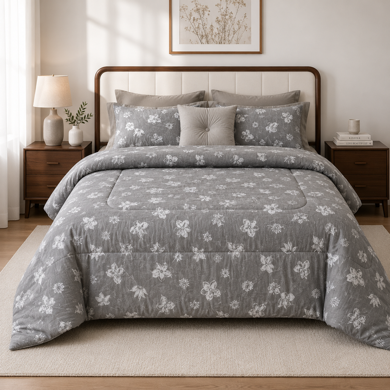 Bloom 7-Piece Comforter Set King/Double
