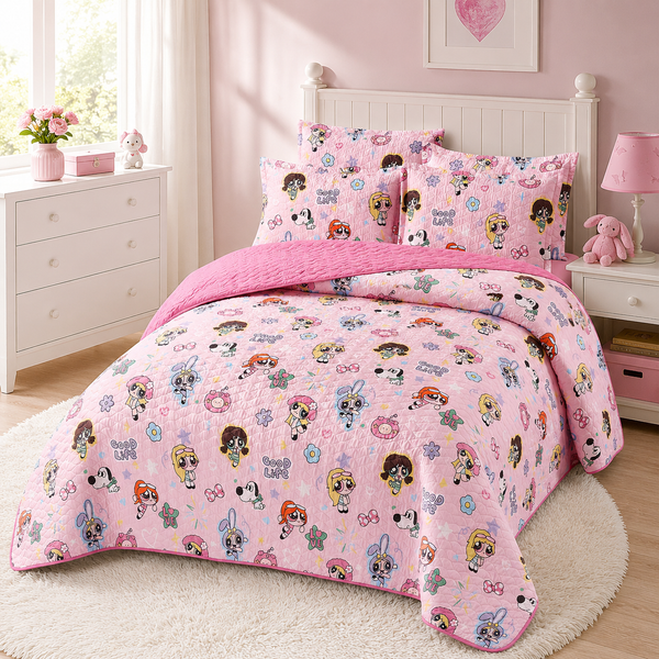 Printed Bedspread Set