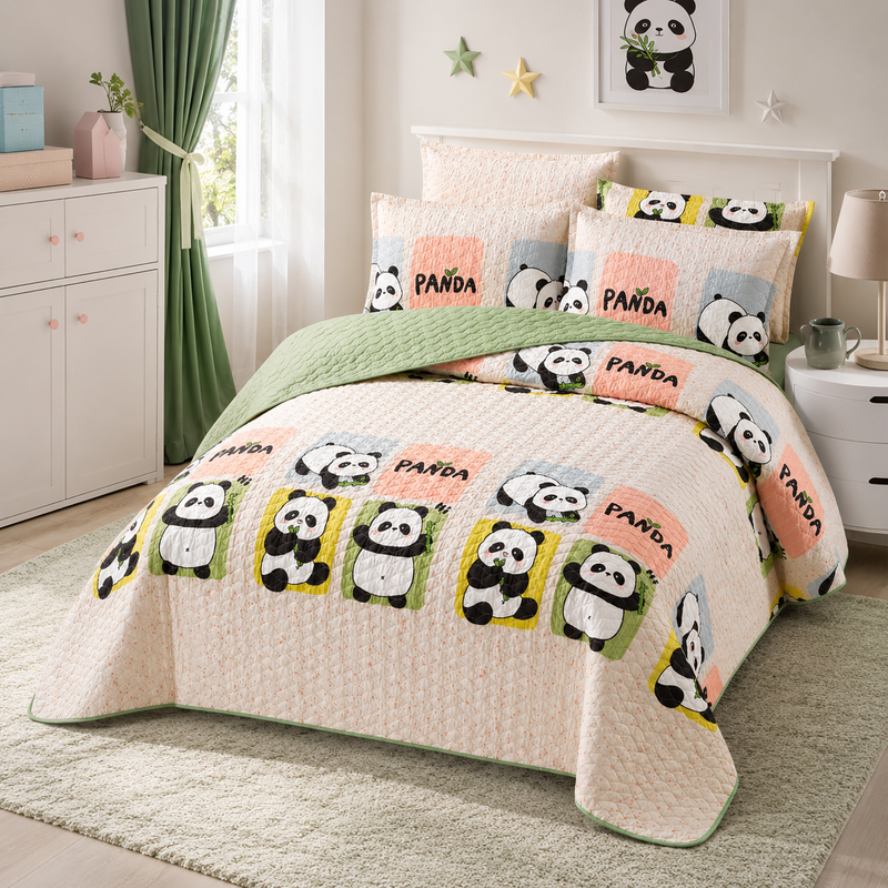 Printed Bedspread Set