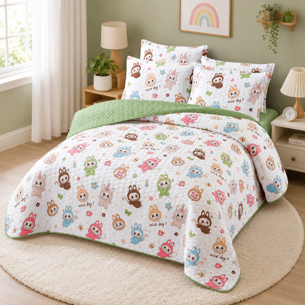 Printed Bedspread Set
