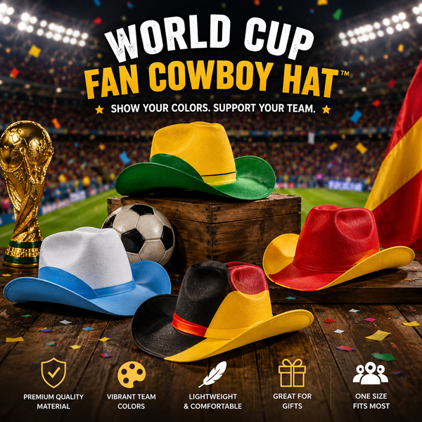 World Cup Fan Cowboy Hat