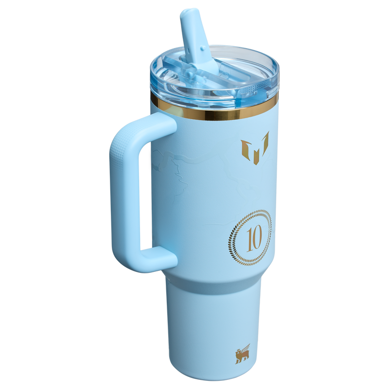 The Messi x Stanley Quencher ProTour Flip Straw Tumbler | 40 OZ