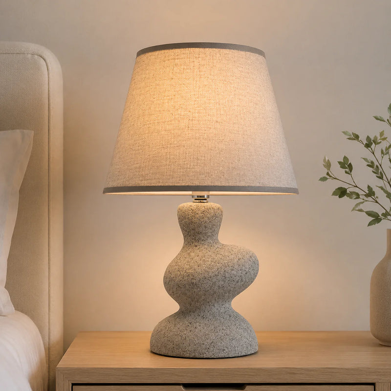 Curved Sculptural Table Lamp