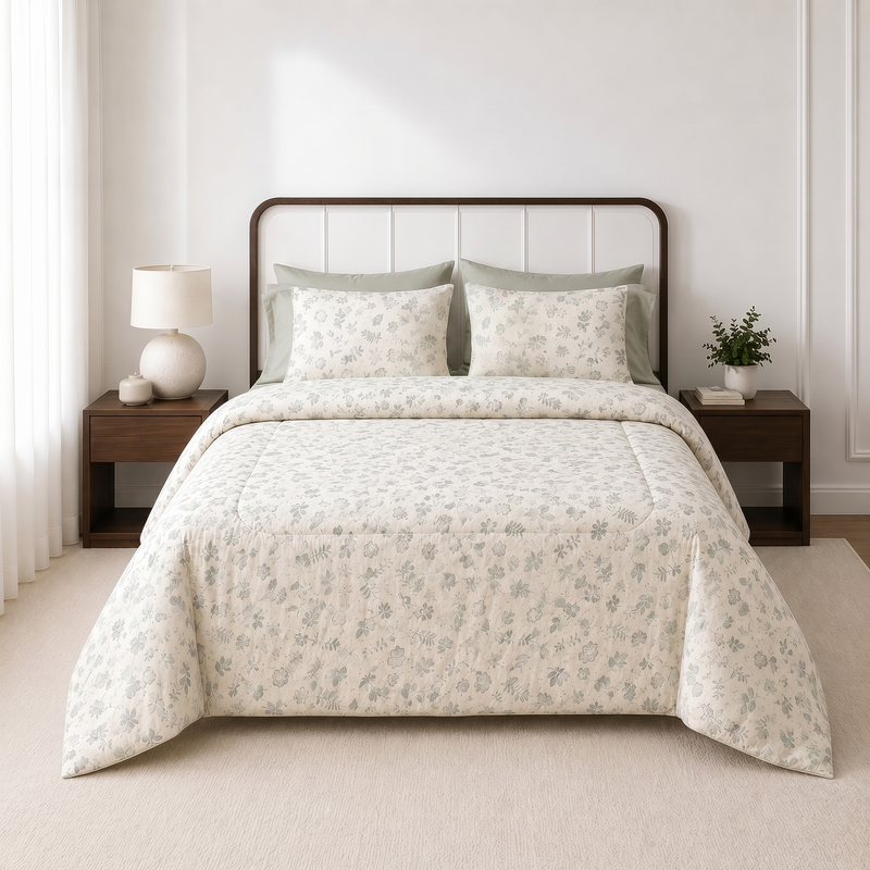 Bloom 4-Piece Bedding Set - Sage Meadow