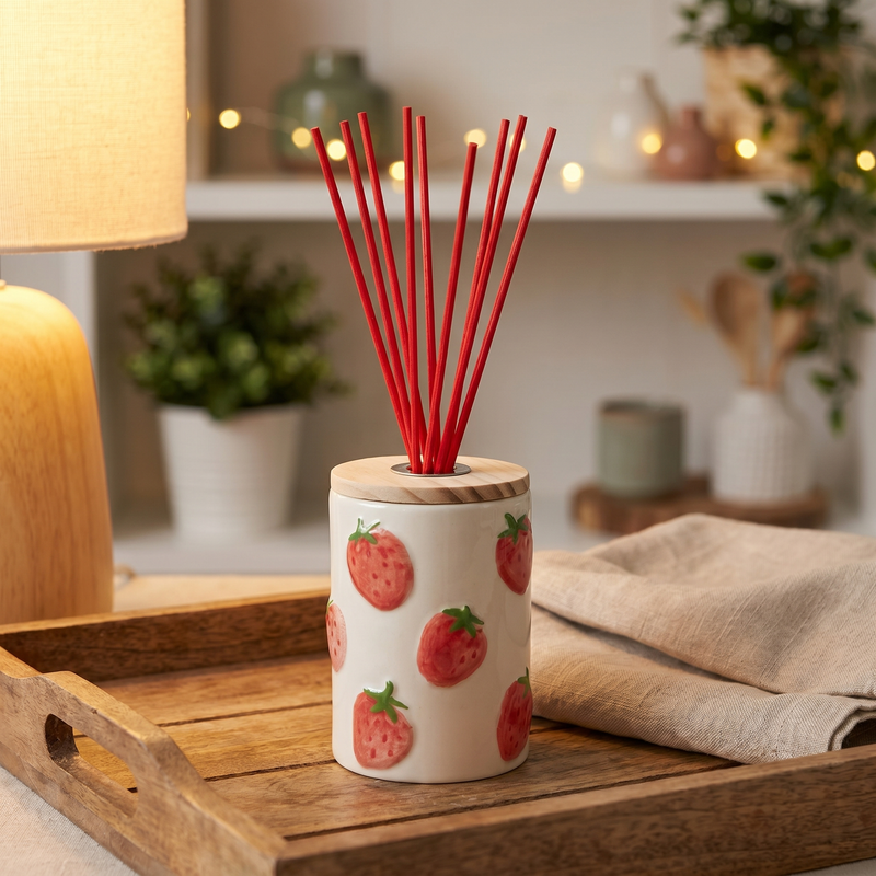 Strawberry Ceramic Reed Diffuser