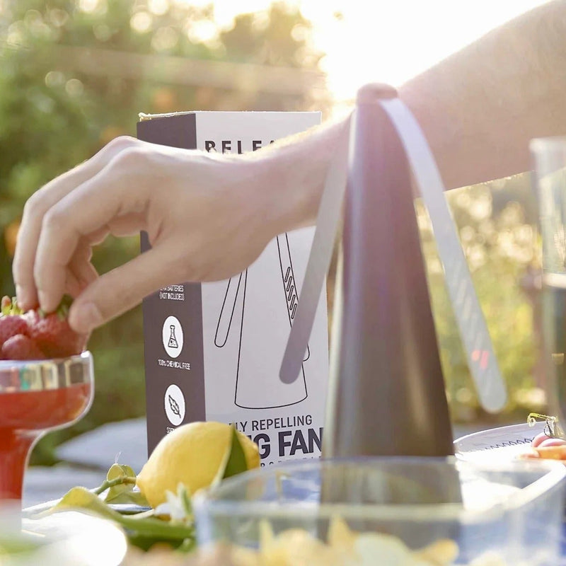 Fly repellent fan