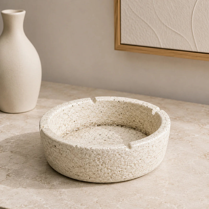 Travertine Ashtray