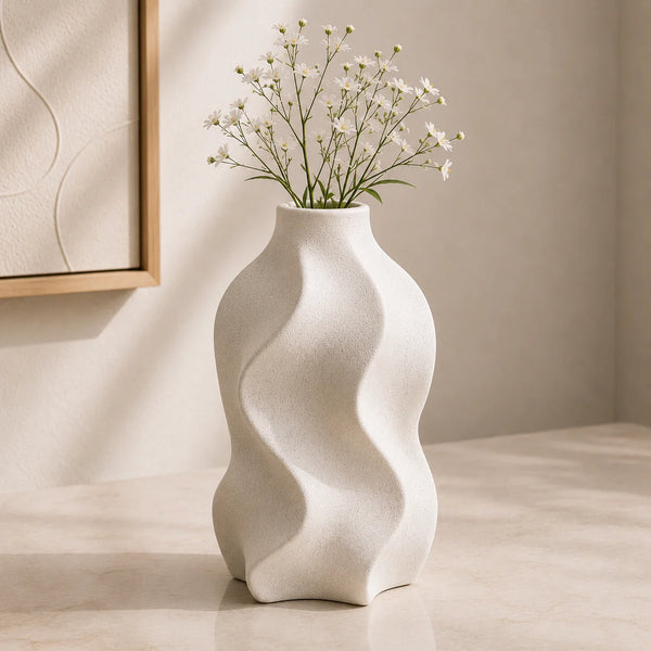Wave Sculptural Vase